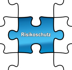 gpn10 GrafikPuzzleNahtlos gpn-v3 - Risikoschutz blau g2519