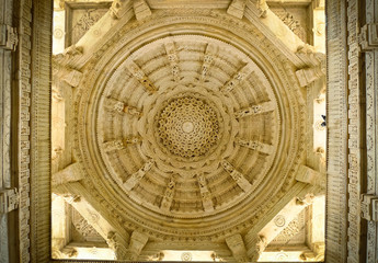 Ranakpur Jain Temple dome ceiling