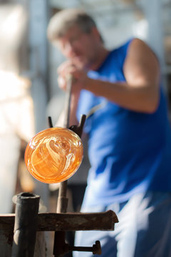 Handmade Figures Of Melted Glass