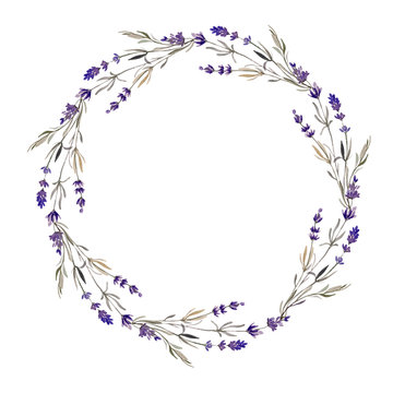 Lavender Wreath