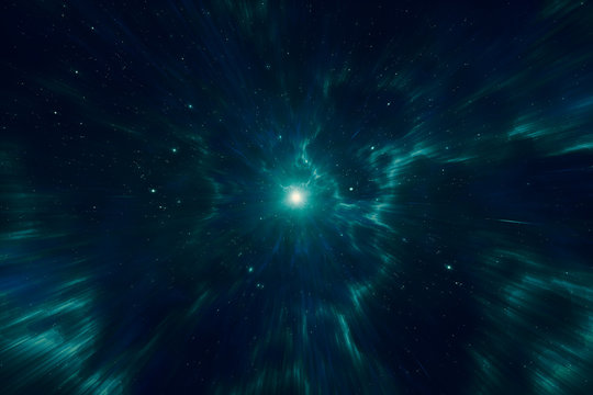 Deep space travel supernova