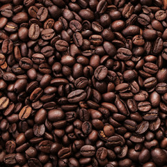 Coffee beans background