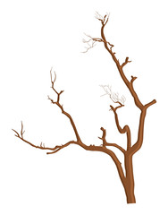 Vector Shape of Dead Tree