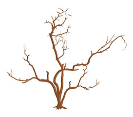 Halloween Dead Tree Design