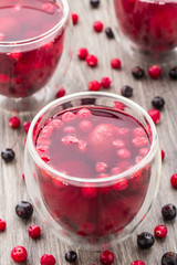 Compote made of berries
