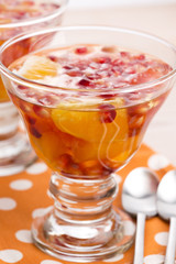 jelly sweets with citrus fruits