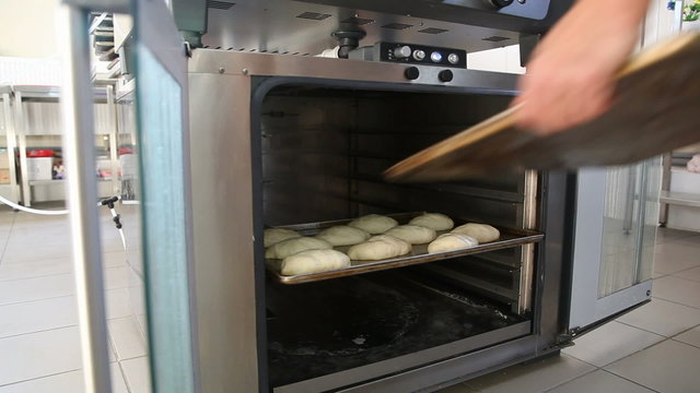 buns baked in the oven