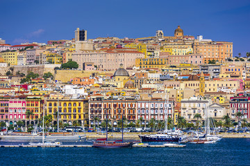 Cagliari, Sardinia, Italy Cityscape