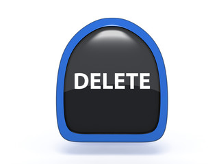 delete pick icon on white background