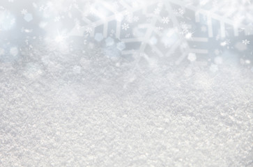 Blurry abstract snow background