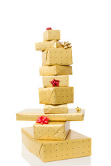 a tower of present