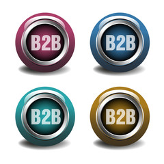 Business to business buttons