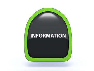 information pick icon on white background