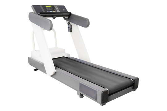 image of treadmill isolated