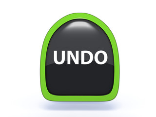 undo pick icon on white background