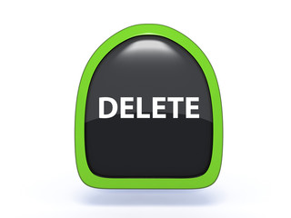 delete pick icon on white background