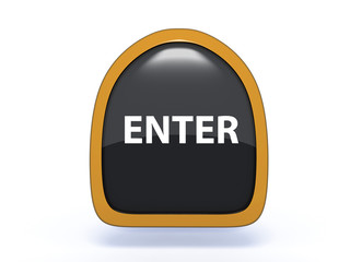 enter pick icon on white background