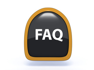 faq pick icon on white background