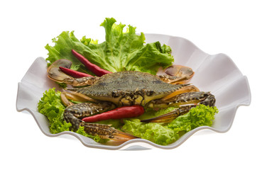 Raw crab