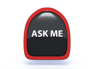 ask me pick icon on white background