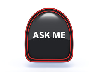 ask me pick icon on white background