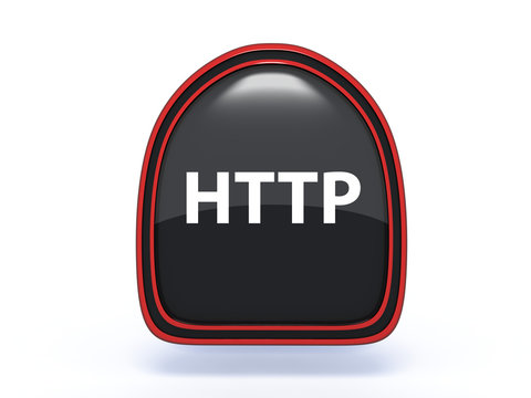 http pick icon on white background