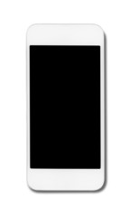 Smart phone isolated on white