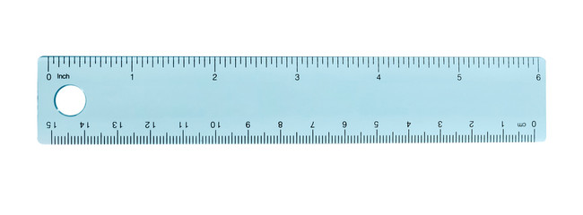 Ruler isolated on white