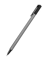 Silver pen isolated on white