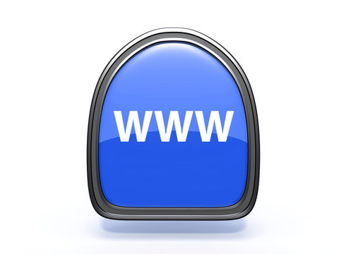 www pick icon on white background
