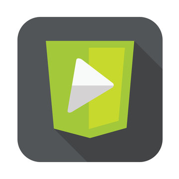raster round icon of play framework