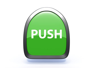 push pick icon on white background