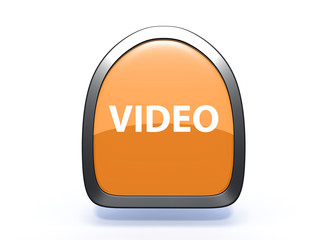 video pick icon on white background