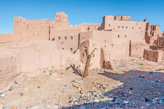 The Kazbah Taourirt in Ouarzazate, Morocc, Africa