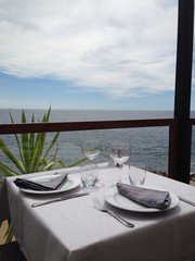 Fototapeta premium Pranzo con vista 