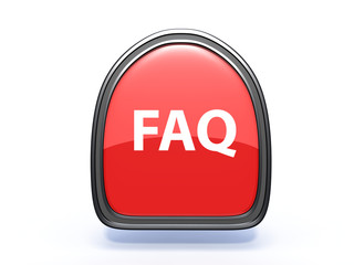 faq pick icon on white background