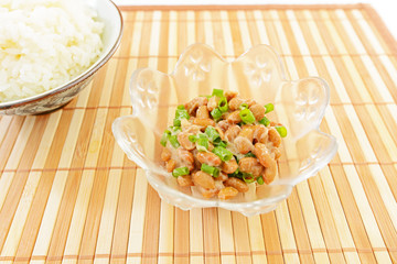 美味しそうな納豆とご飯