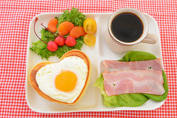 美味しそうな朝食