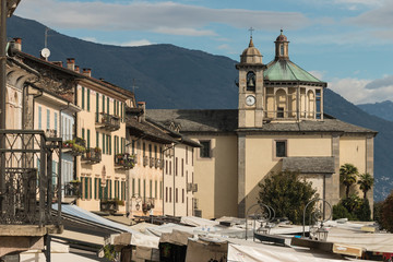Obraz premium market in Cannobio
