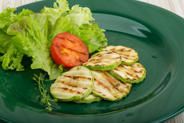 Grilled zucchini