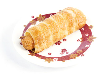 smoke sausage in the roll bun