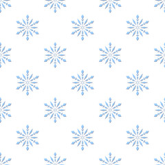 Seamless background with snowflakes