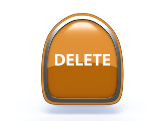 delete pick icon on white background