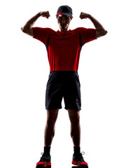 runner jogger silhouette