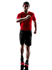 runner jogger silhouette