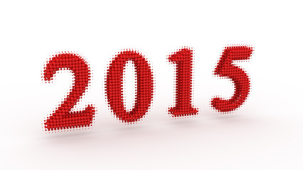 Represents the new year 2015