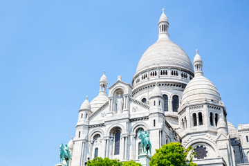 Fototapeta na wymiar Sacre Coeur Cathedral Montmartre , Paris