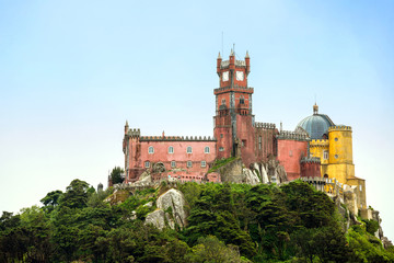 Fototapeta na wymiar Pena Palace Sintra Portugal