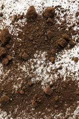 Ground surface, close up