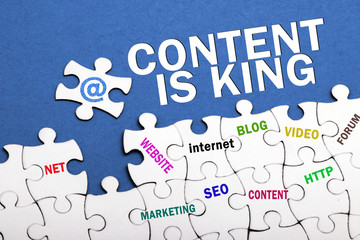 content is king concept